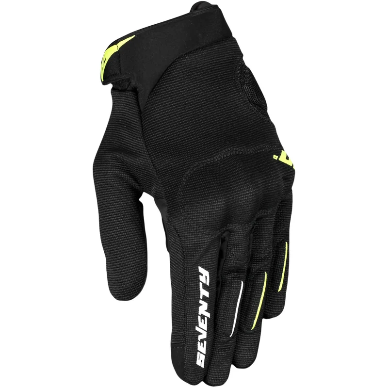 Guantes Seventy SD-C40 Asphalt Man - Negro/Amarillo