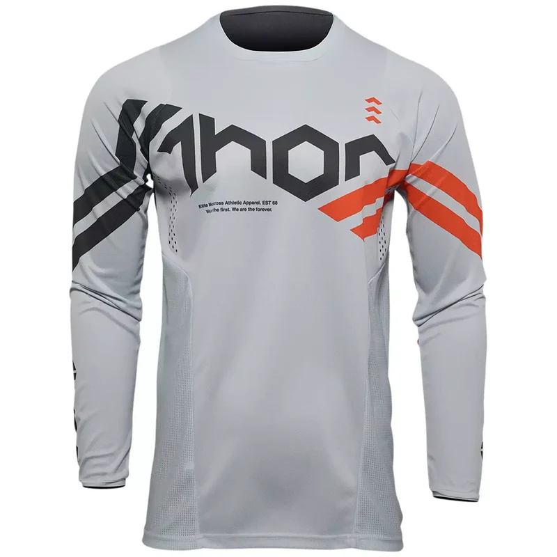 Camiseta MX Thor Youth Pulse Cube - Gris/Naranja