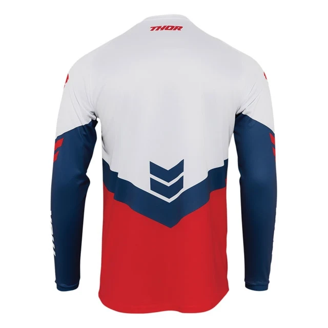 Camiseta Infantil Off-Road Thor Sector Chev rojo-azul