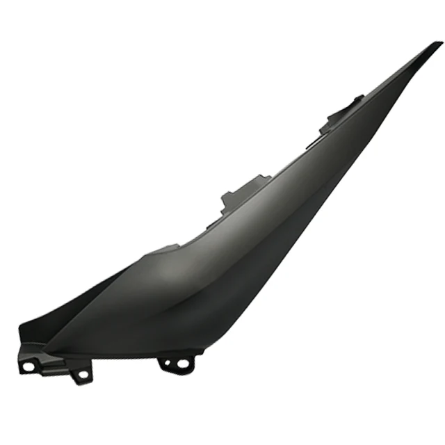 Tapa trasera lateral izquierda Yamaha X-Max 125 / 300 18-22 / 400 18-20 AllPro - gris oscuro metalizado