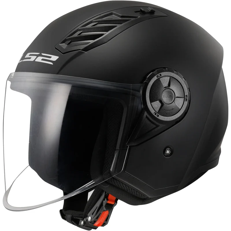 Casco LS2 OF616 Airflow II Solid - Negro Mate