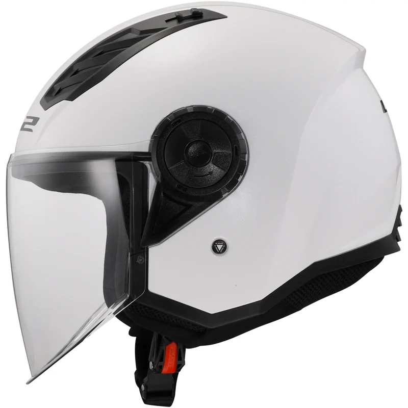 Casco LS2 OF616 Airflow II Solid - Blanco Brillo