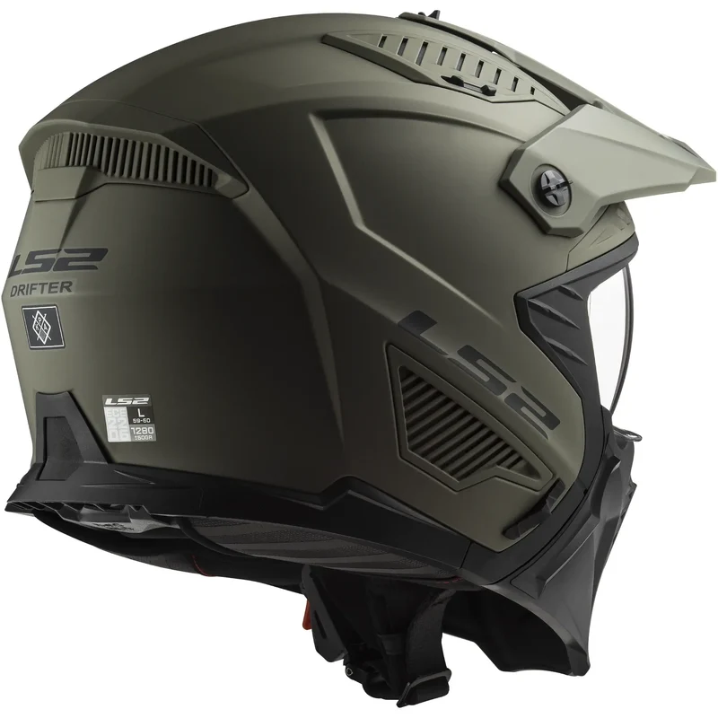 Casco LS2 OF606 Drifter Solid - Marrón Arena Mate