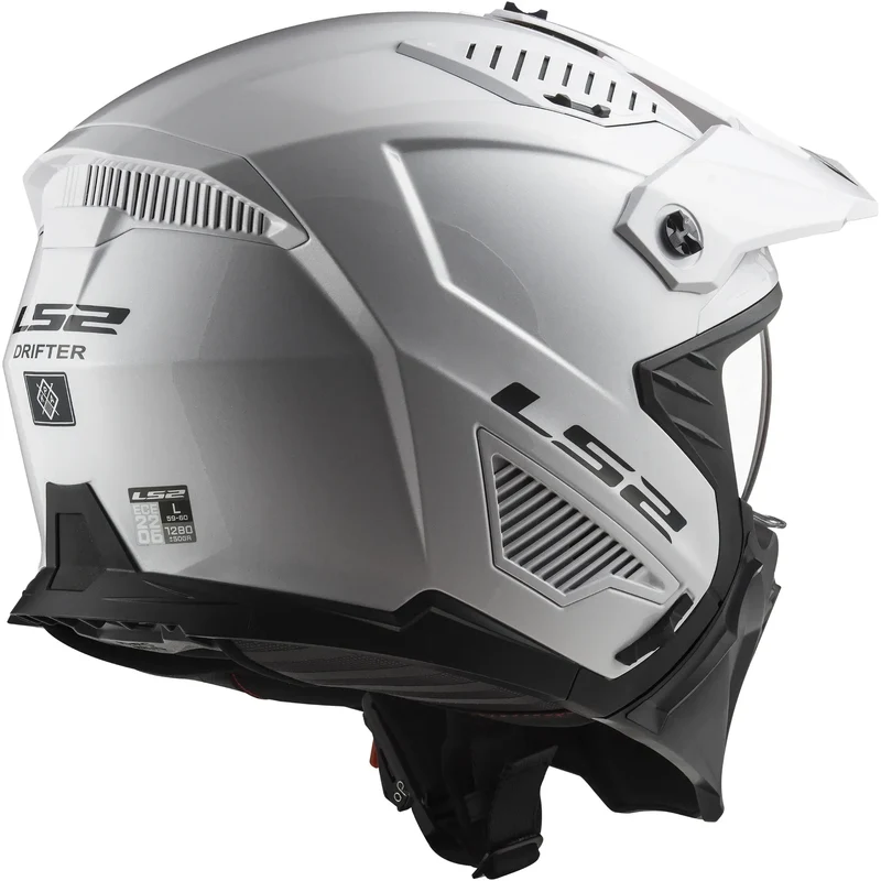 Casco LS2 OF606 Drifter Solid - Blanco Brillo