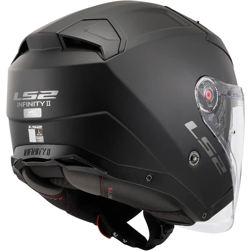 Casco LS2 OF603 Infinity II Solid - Negro Mate