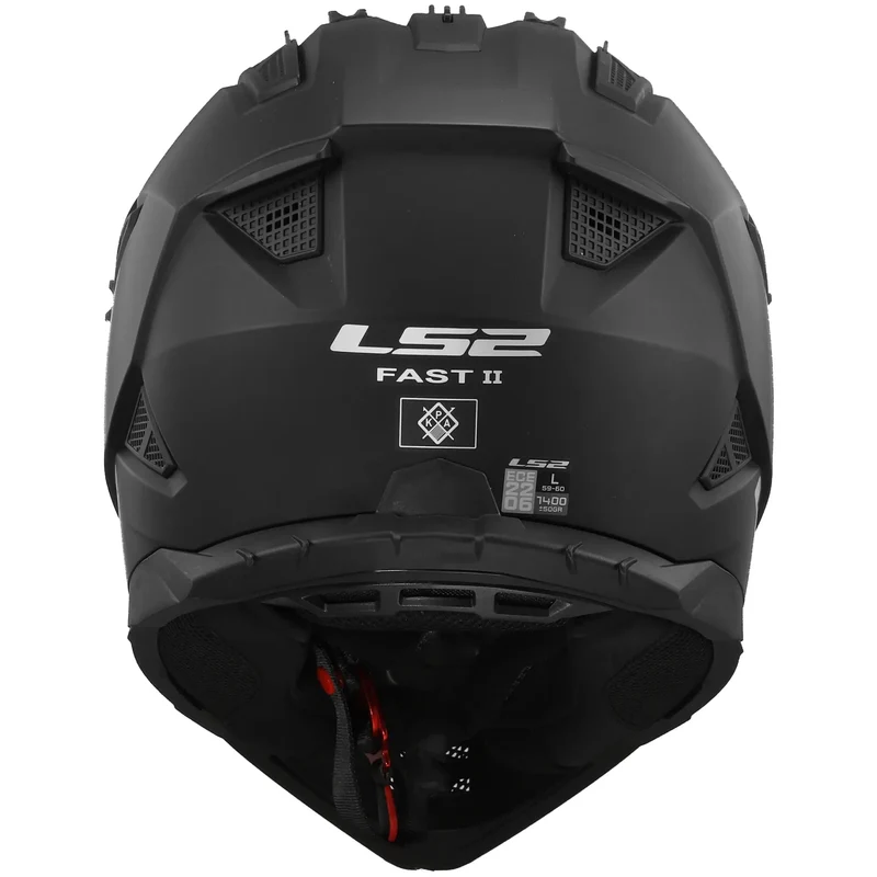 Casco LS2 MX708 Fast II Solid - Negro Mate