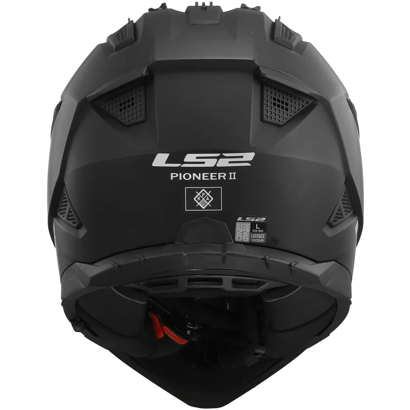 Casco LS2 MX702 Pioneer II Solid - Negro Mate