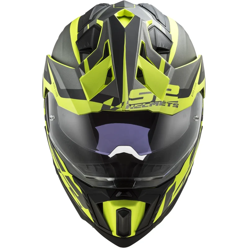 Casco LS2 MX701 Explorer Alter - Negro/Amarillo