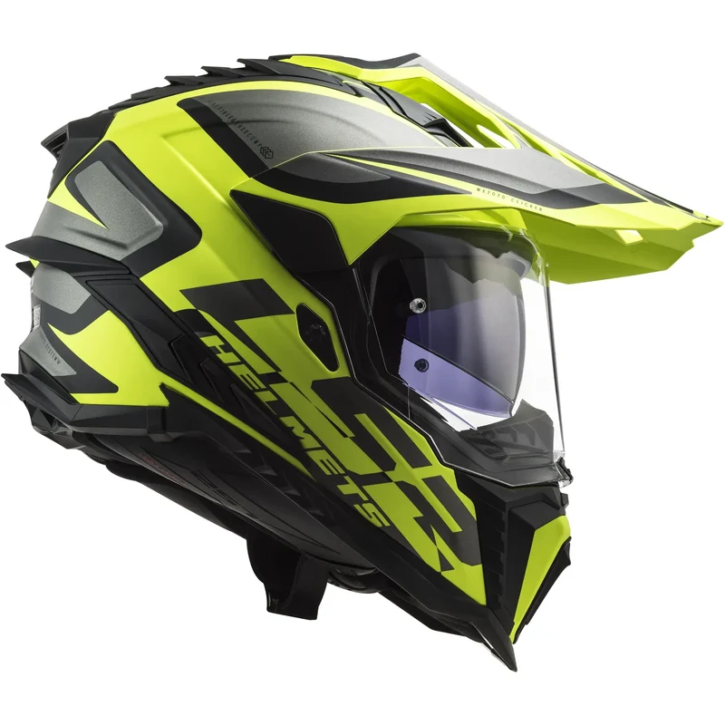 Casco LS2 MX701 Explorer Alter - Negro/Amarillo