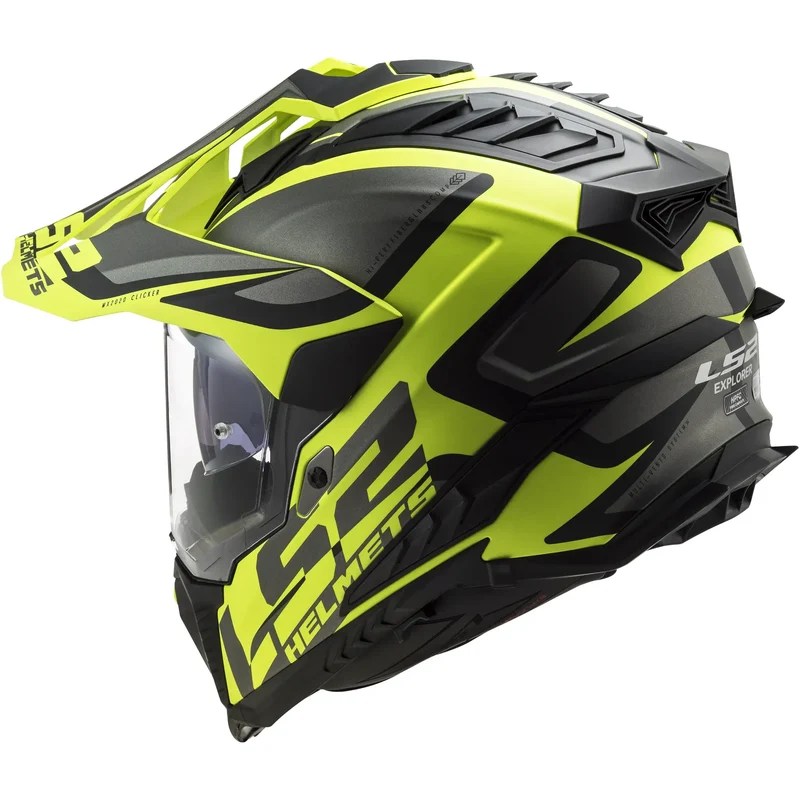Casco LS2 MX701 Explorer Alter - Negro/Amarillo