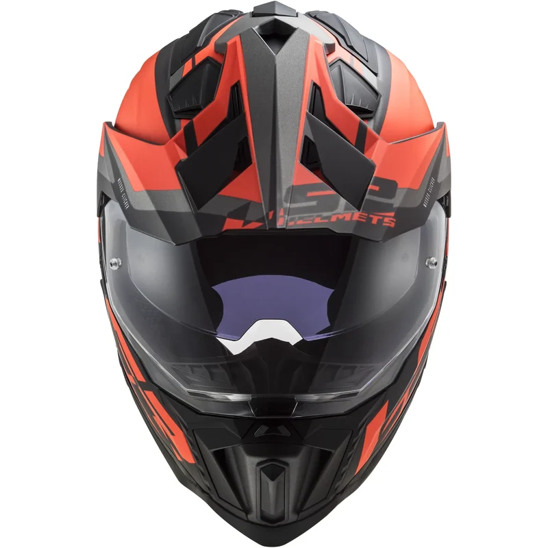 Casco LS2 MX701 Explorer Alter - Negro/Naranja