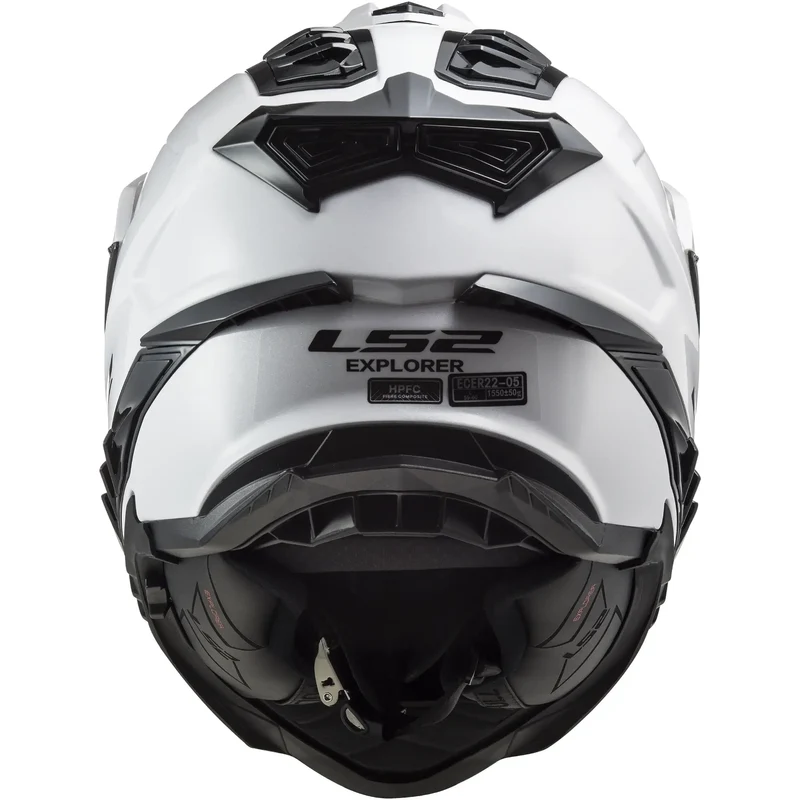 Casco LS2 MX701 Explorer Solid - Blanco Brillo