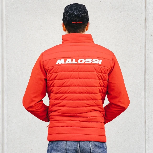 Chaqueta de plumas Paddock - rojo Malossi