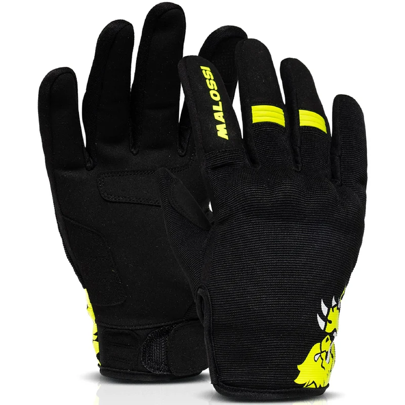 Guantes Malossi M-Gloves - Negro/Amarillo