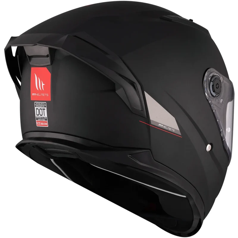 Casco MT Braker SV Solid A1 - Negro Mate