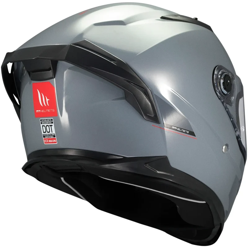 Casco MT Braker SV Solid A12 - Gris Nardo