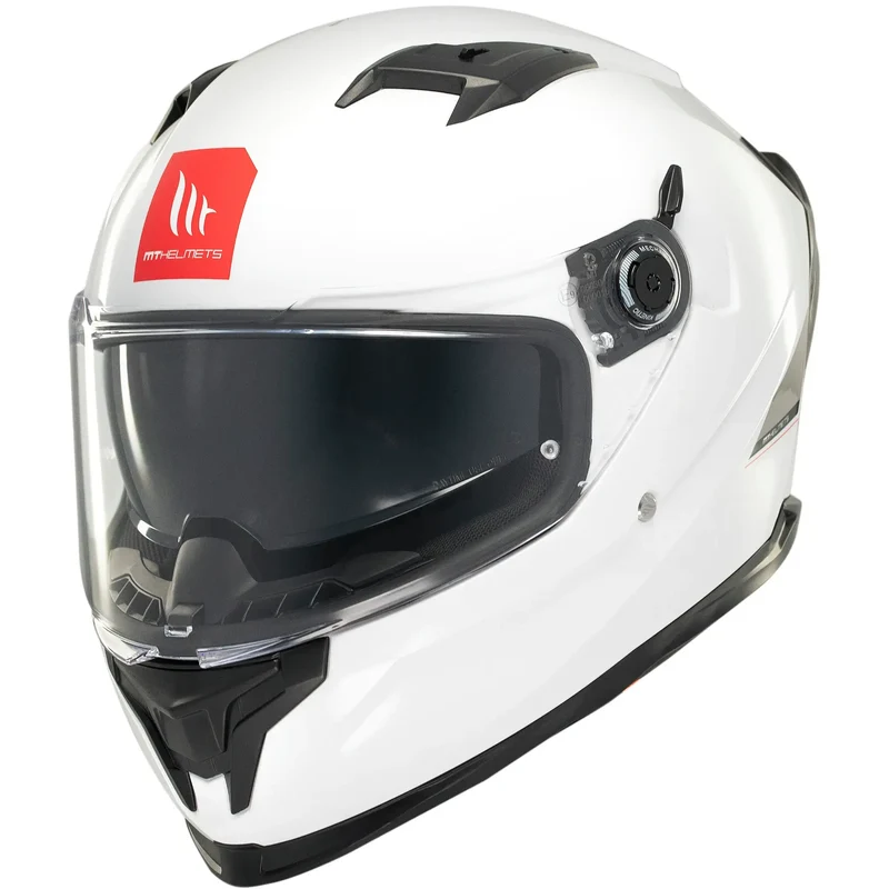 Casco MT Braker SV Solid A0 - Blanco Brillo