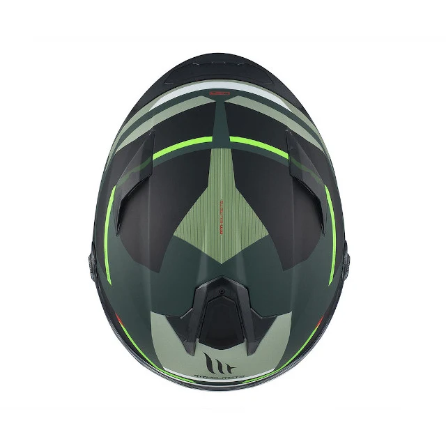 Casco MT Helmets FF106B Targo S Kay verde mate-negro
