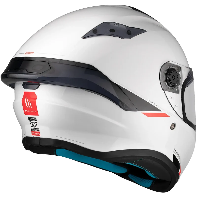 Casco MT Targo S Solid A0 - Blanco Brillo