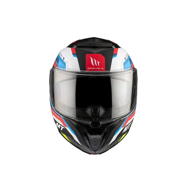 Casco modular MT Helmets Atom 2 SV Bast A0 negro/azul/blanco perla