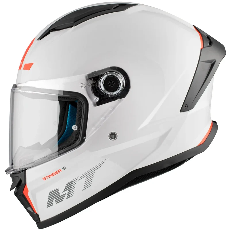 Casco MT Stinger 2 Solid A0 - Blanco Brillo