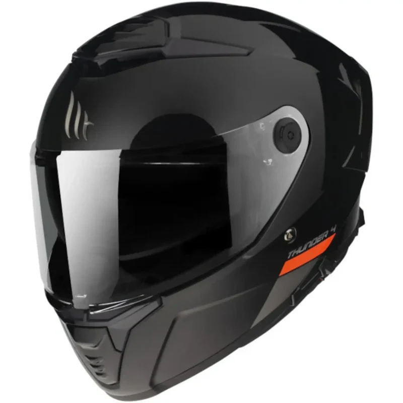 Casco MT Thunder 4 SV Solid A1 - Negro Brillo