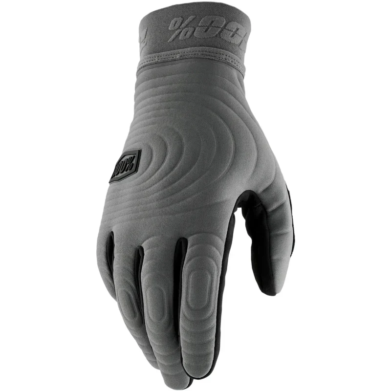 Guantes 100% Brisker Xtreme - Negro/Gris