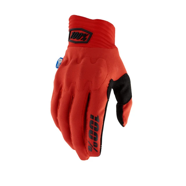 Guantes Motocross 100% Cognito Smart Shock Rojo