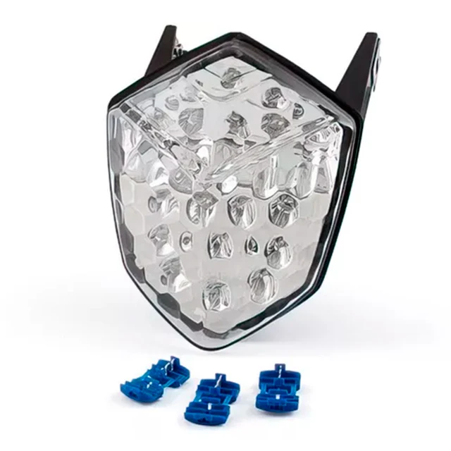 Piloto trasero LED transparente Rieju RS3 STR8