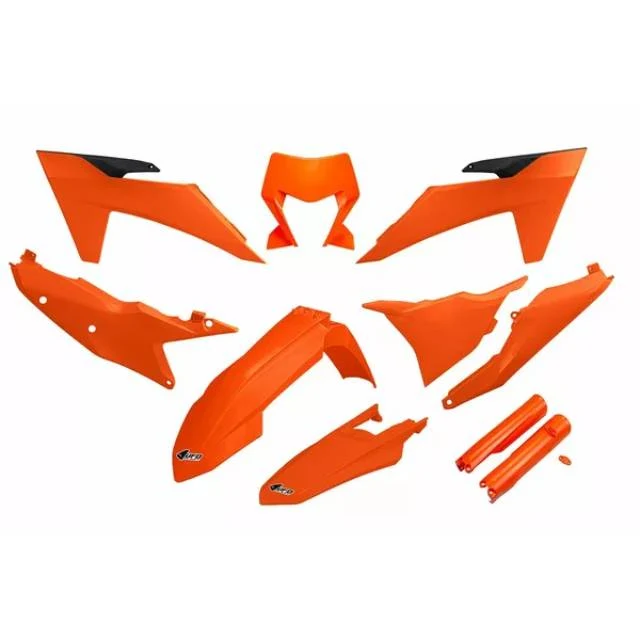 Kit de plásticos KTM EXC 150-300 TBI / EXC-F 150-300-500 24-25 UFO - naranja