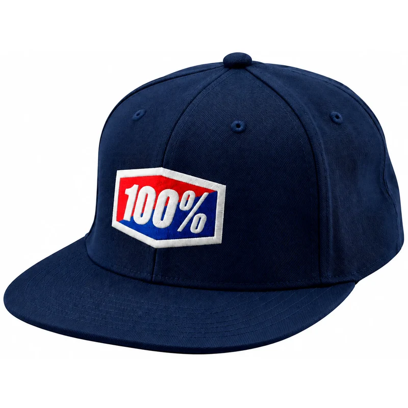 Gorra 100% Official Flexfit - Azul
