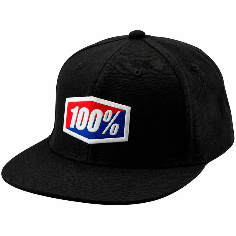 Gorra 100% Official Flexfit - Negro