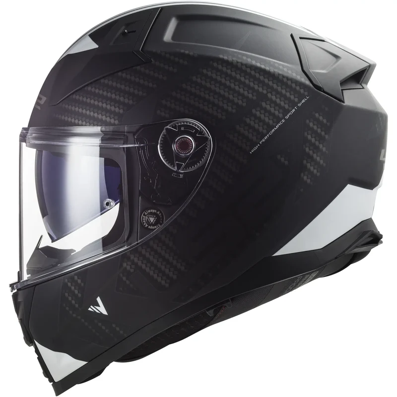 Casco LS2 FF811 Vector II Splitter - Negro/Blanco Mate