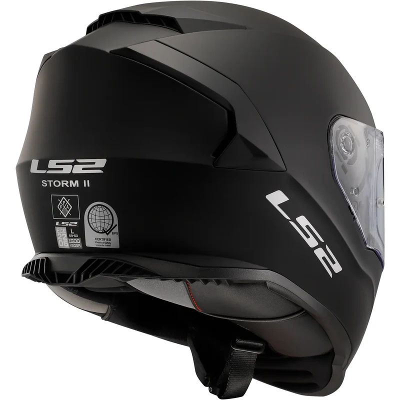 Casco LS2 FF800 Storm II Solid - Negro Mate