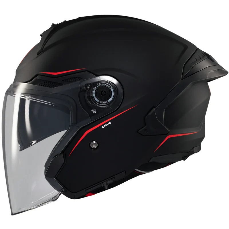 Casco MT Cosmo SV Solid A1 - Negro Mate