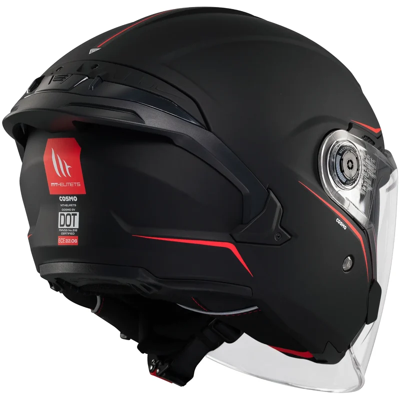 Casco MT Cosmo SV Solid A1 - Negro Mate