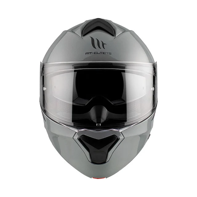 Casco modular MT Helmets Genesis SV Solid - gris brillo