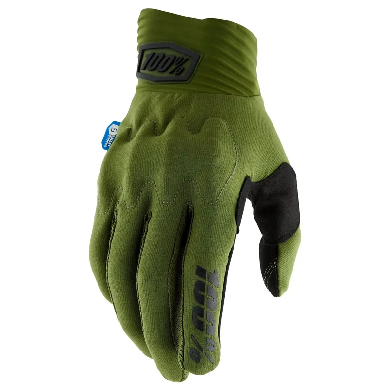 Guantes 100% Cognito Smart Shock - Negro/Verde