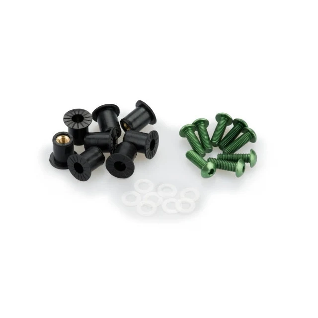 Kit tornillería anodizada para cúpulas Puig