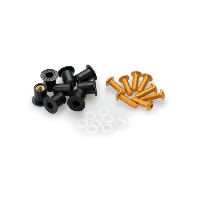 Kit tornillería anodizada para cúpulas Puig