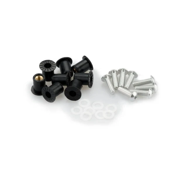 Kit tornillería anodizada para cúpulas Puig