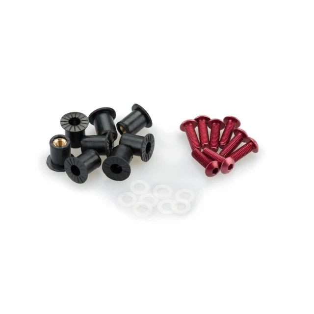 Kit tornillería anodizada para cúpulas Puig