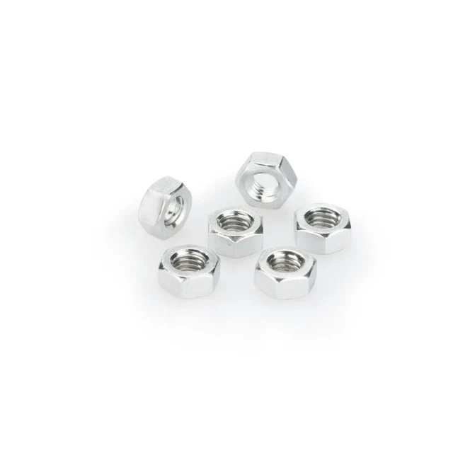 Blister 6 tuercas aluminio anodizado M6 Puig