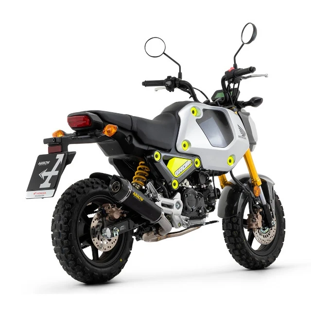 Escape Arrow Slip-On X-Kone Honda MSX 125 Grom 21-22 - negro