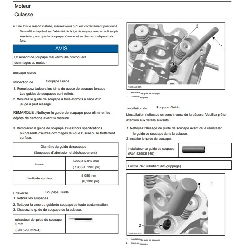 manuel d'atelier CanAm Defender HD9 2025 français
