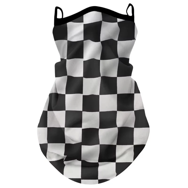 Tour de cou moto - A carreaux