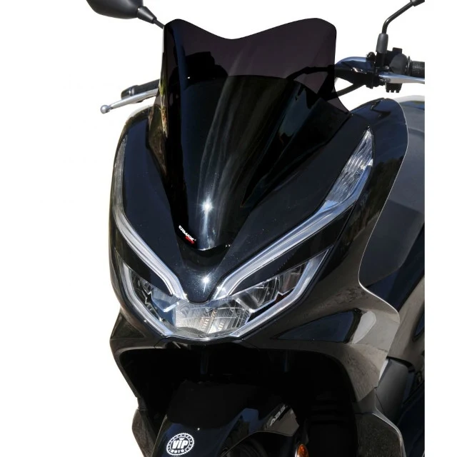 Cúpula Sport Honda PCX 125/150 18-20 ErMax - negro oscuro