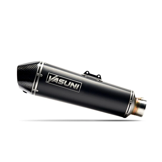 Silenciador de escape 4T Yasuni carbono-negro