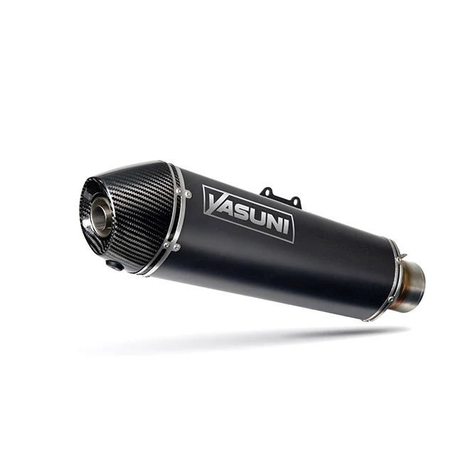 Silenciador de escape 4T Yasuni carbono-negro