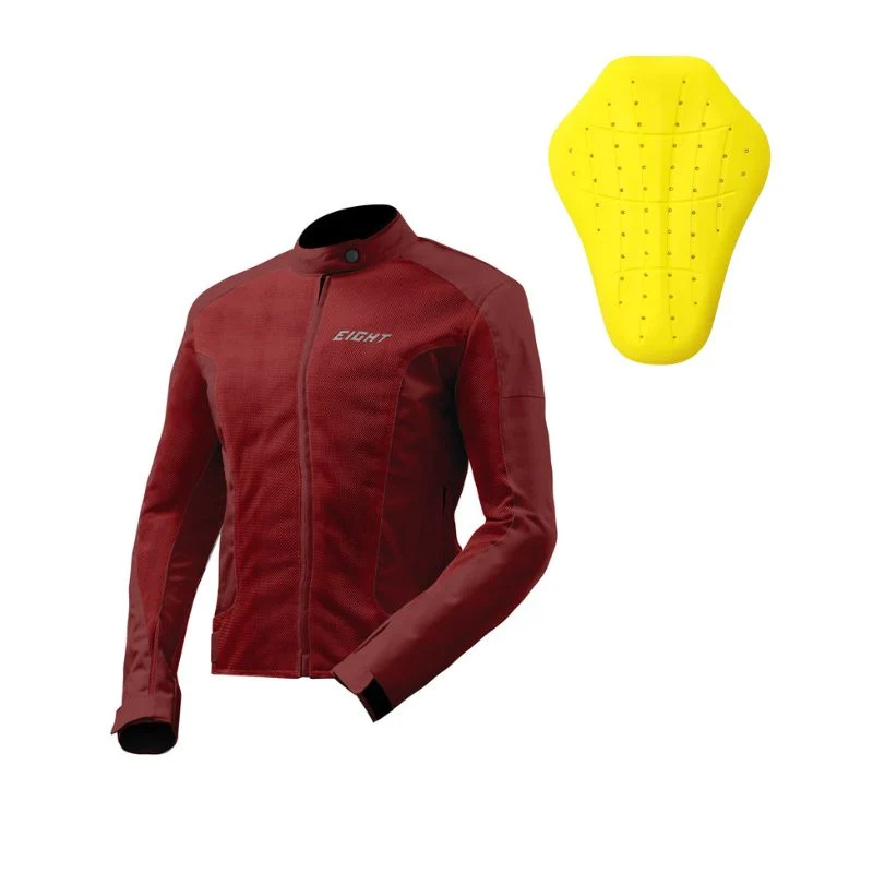 Blouson de moto femme - Aéro-Flow Grenat